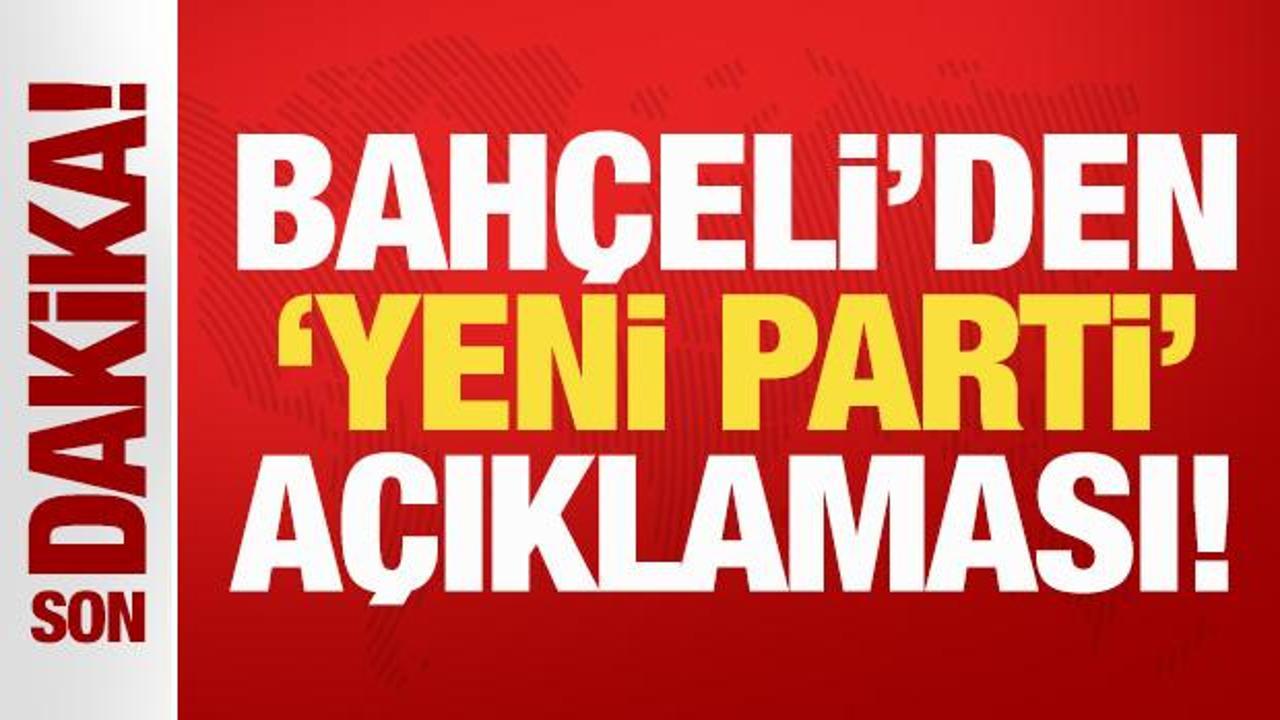 Bahçeli’den ‘yeni parti’ açıklaması! Vekil sayısına göre Hazine yardımı almalı Haber gorseli