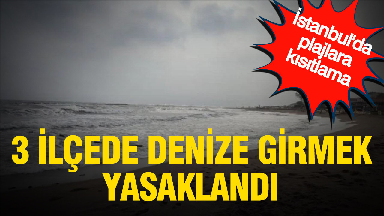 İstanbul’da plajlara kısıtlama: 3 ilçede denize girmek yasaklandı Istanbulda plajlara kisitlama 3 ilcede denize girmek yasaklandi MUbSMUB6